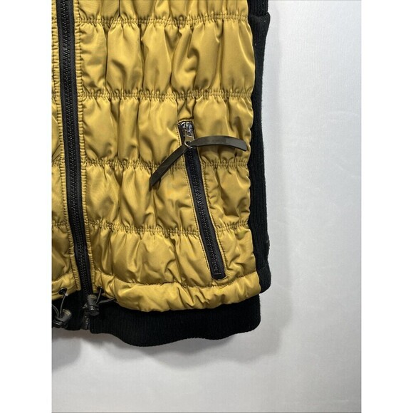 Calvin Klein Performance Quilted Puffer Zip Vest Small Mustard Yellow Cabincore - Picture 3 of 14